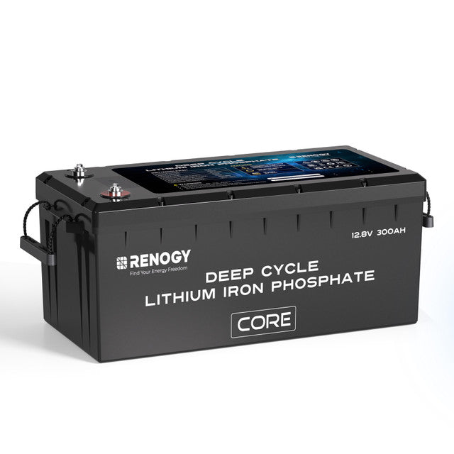 Renogy 12V 300Ah Core Series Deep Cycle Lithium Iron Phosphate Battery w/ Self-Heating