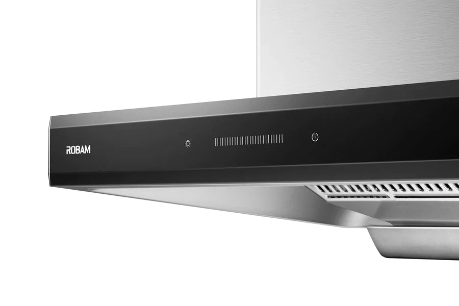 Robam 30 Inch Convertible Wall-Mounted Range Hood with Charcoal Filter in Stainless Steel, ROBAM-A831