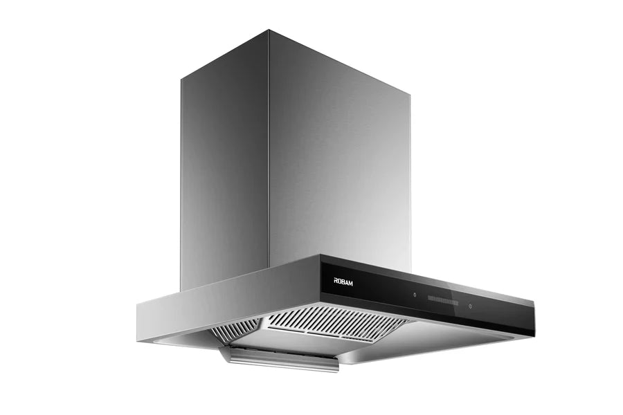 Robam 30 Inch Convertible Wall-Mounted Range Hood with Charcoal Filter in Stainless Steel, ROBAM-A831