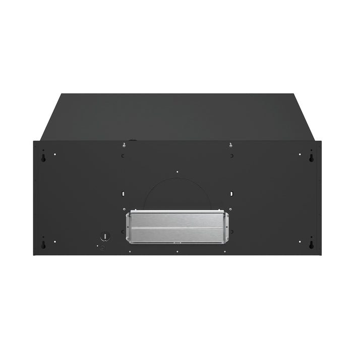 Forno 30" 200 CFM Compact Under Cabinet Convertible Range Hood in Black, FRHUC5200-30BLK