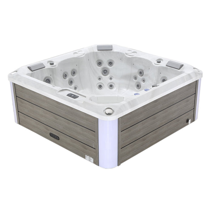 Luxury Freestanding 5-Person Square Outdoor Hot Tub - EMPV-SPA3528