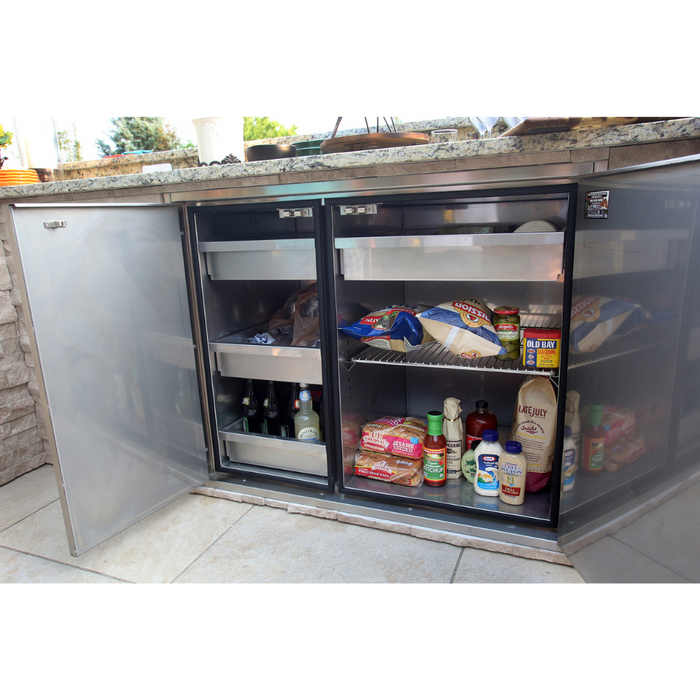 Alfresco 42-Inch Low Profile Sealed Dry Storage Pantry - AXEDSP-42L