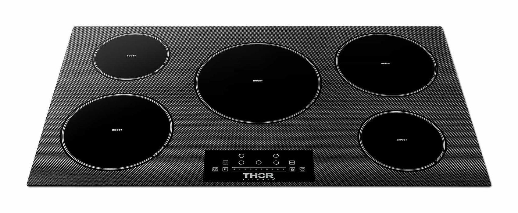 Thor Kitchen 36-Inch Built-In Induction Cooktop with 5 Elements (TIH36)