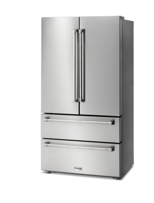 Thor Kitchen A-Series 3-Piece Appliance Package - 30-Inch Electric Range, Refrigerator, and Dishwasher in Stainless Steel