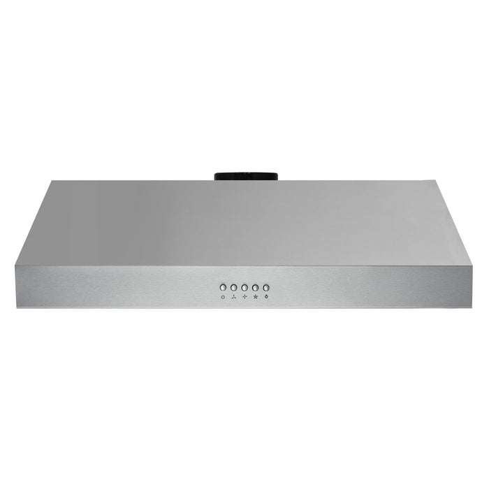 Cosmo 30" 380 CFM Convertible Under Cabinet Range Hood with Push Button Controls and Carbon Filter Kit, UC30-DL