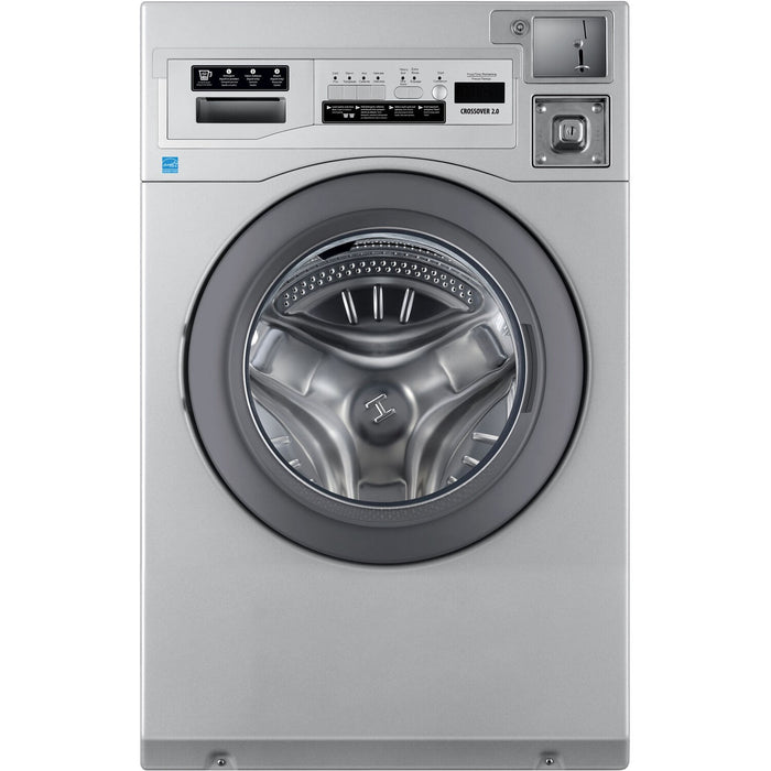 Crossover 3.5 CF Commercial Front Load Washer, 22+lb Capacity, OPL/Coin/Card Rdy - Grey (WHLFP817MC2)