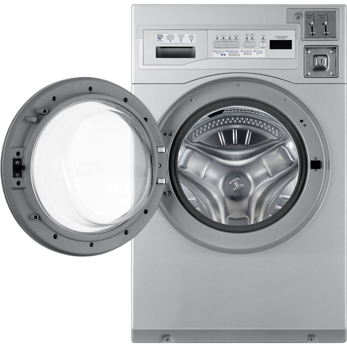 Crossover 3.5 CF Commercial Front Load Washer, 22+lb Capacity, OPL/Coin/Card Rdy - Grey (WHLFP817MC2)