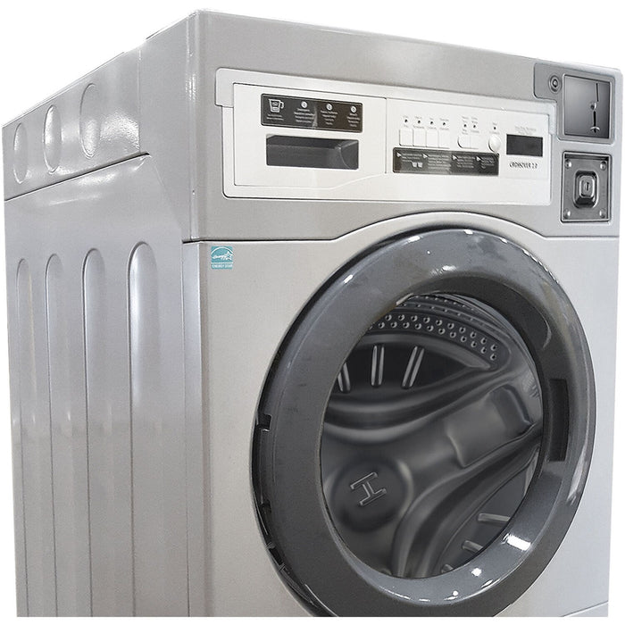 Crossover 3.5 CF Commercial Front Load Washer, 22+lb Capacity, OPL/Coin/Card Rdy - Grey (WHLFP817MC2)