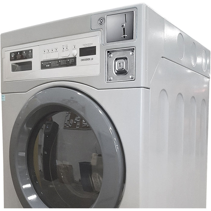 Crossover 3.5 CF Commercial Front Load Washer, 22+lb Capacity, OPL/Coin/Card Rdy - Grey (WHLFP817MC2)