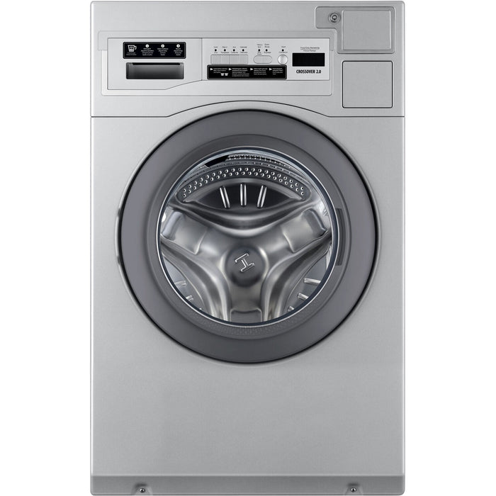 Crossover 3.5 CF Commercial Front Load Washer, 22+lb Capacity, OPL/Coin/Card Rdy - Grey (WHLFP817MC2)