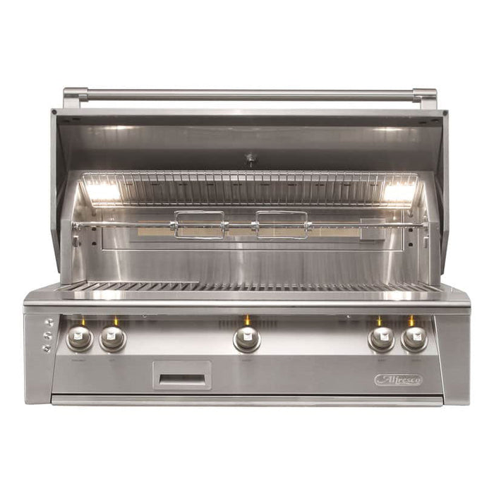 Alfresco ALXE 42-Inch Built-In Gas Grill with Sear Zone Burner & Rotisserie - ALXE-42SZ-NG/LP