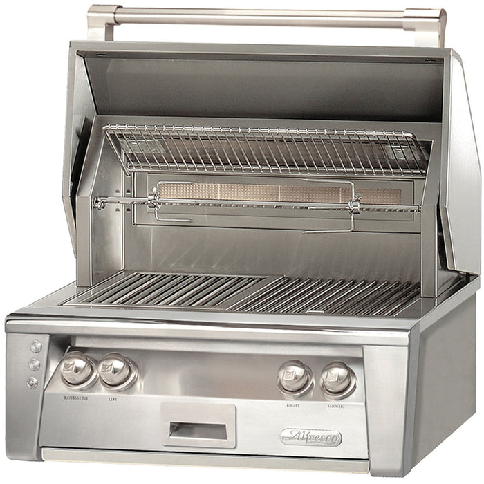 Alfresco ALXE 30-Inch Built-In Gas Grill with Sear Zone Burner & Rotisserie - ALXE-30SZ-NG/LP