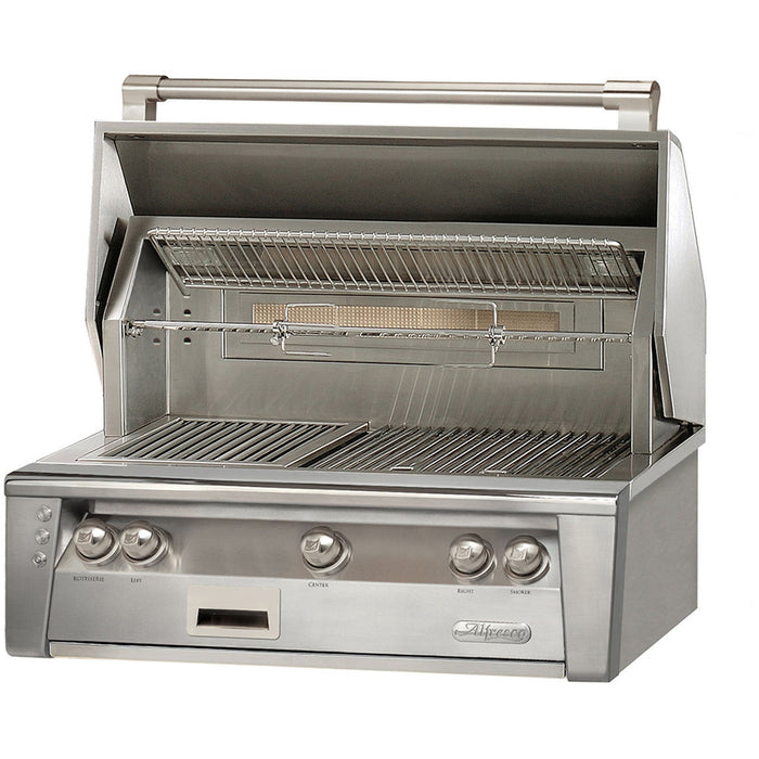 Alfresco ALXE 36-Inch Built-In Gas Grill with Sear Zone Burner & Rotisserie - ALXE-36SZ-NG/LP