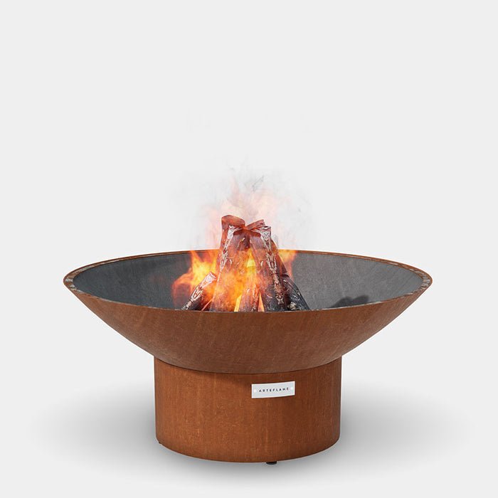 Arteflame Classic 40" Fire Pit | Low Round Base