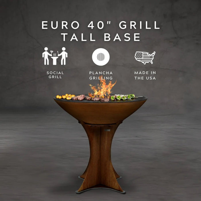 Arteflame Classic 40" Grill - Tall Euro Base