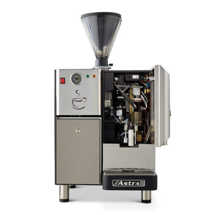 Astra Super Automatic Commercial Espresso Machine, Single Hopper with Refrigerator (SM111/ SM111-1)