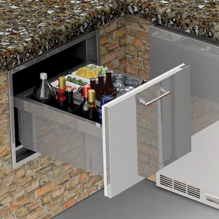 Alfresco Under Counter Ice Drawer & Insulating Beverage Center - AXE-ID