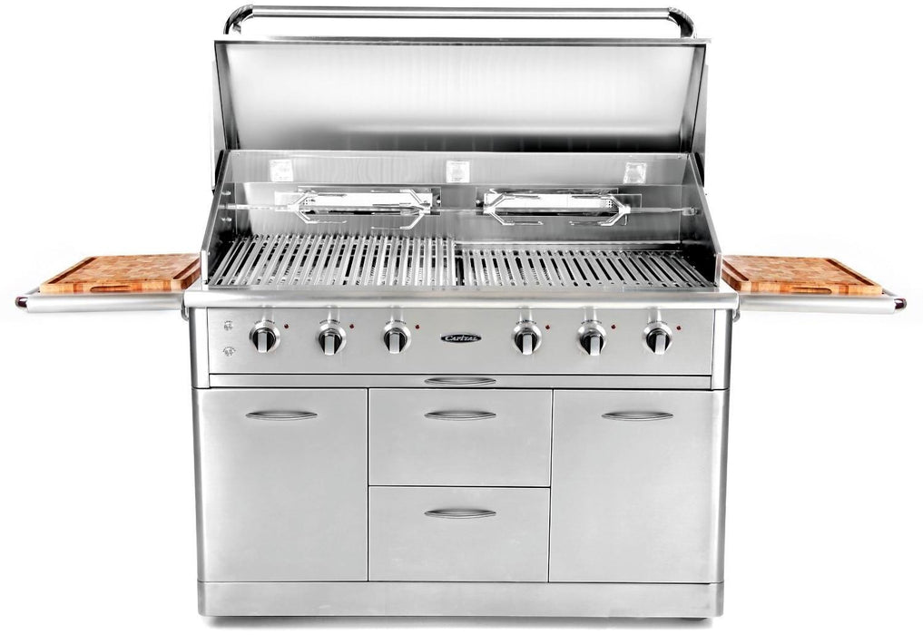 Capital 52" Precision Series Freestanding Natural Gas/Liquid Propane Grill with Standard and Infrared Burners in Stainless Steel (CG52RFSN/L)