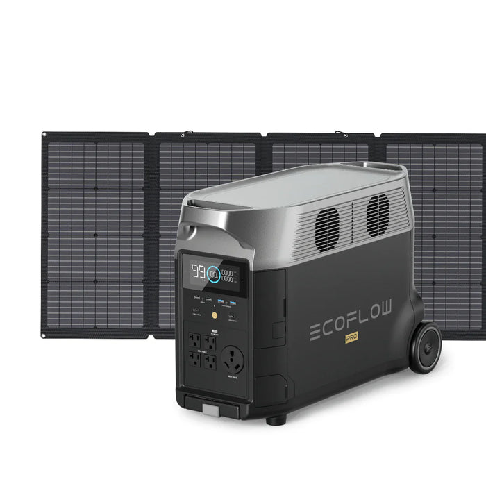 EcoFlow DELTA Pro Solar Generator + 220W Portable Solar Panels