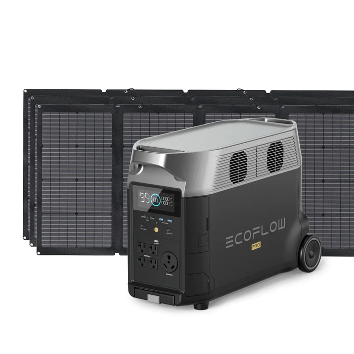 EcoFlow DELTA Pro Solar Generator + 220W Portable Solar Panels