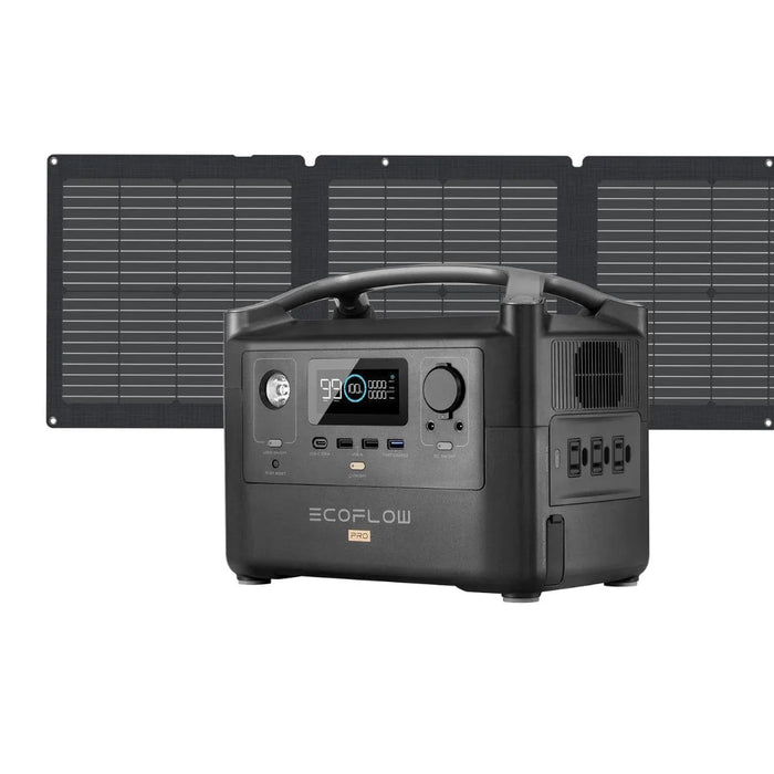 EcoFlow RIVER Pro + 110W Portable Solar Panel