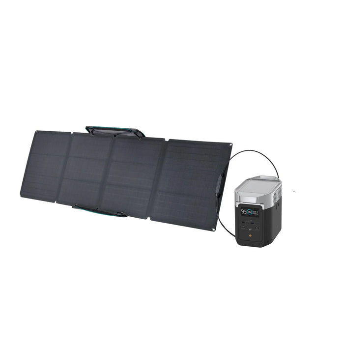 EcoFlow DELTA 2 + 110W Portable Solar Panel