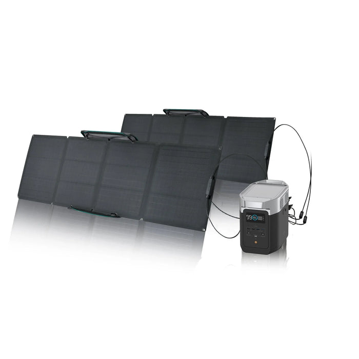 EcoFlow DELTA 2 + 110W Portable Solar Panel