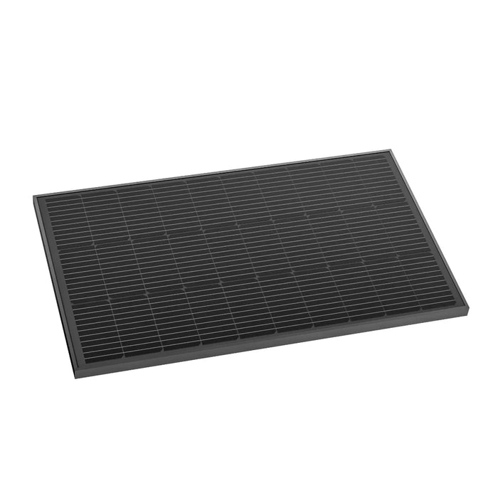 2 x EcoFlow 100W Rigid Solar Panels + 2 x Rigid Solar Panel Mounting Feet