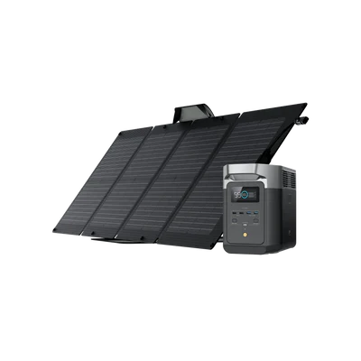 EcoFlow DELTA 2 + 110W Portable Solar Panel