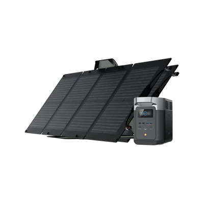 EcoFlow DELTA 2 + 110W Portable Solar Panel