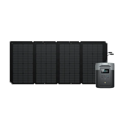 EcoFlow DELTA 2 Max + 160W Portable Solar Panel