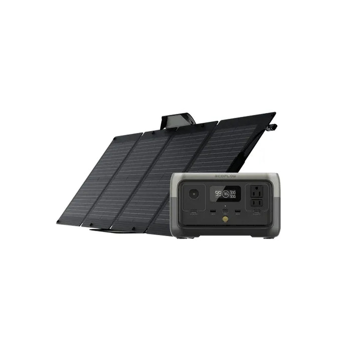 EcoFlow RIVER 2 + 110W Portable Solar Panel