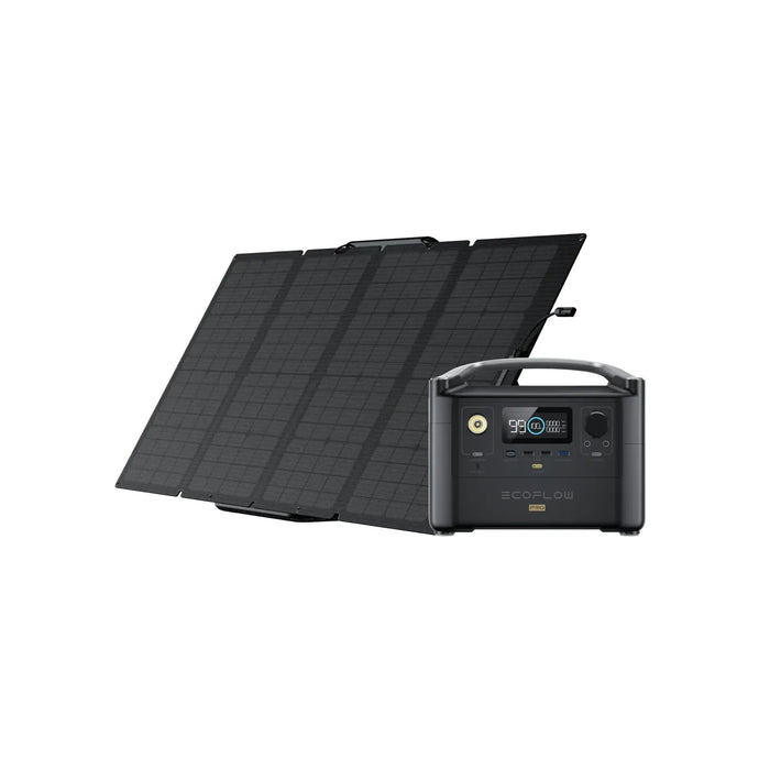 EcoFlow RIVER Pro + 160W Portable Solar Panel