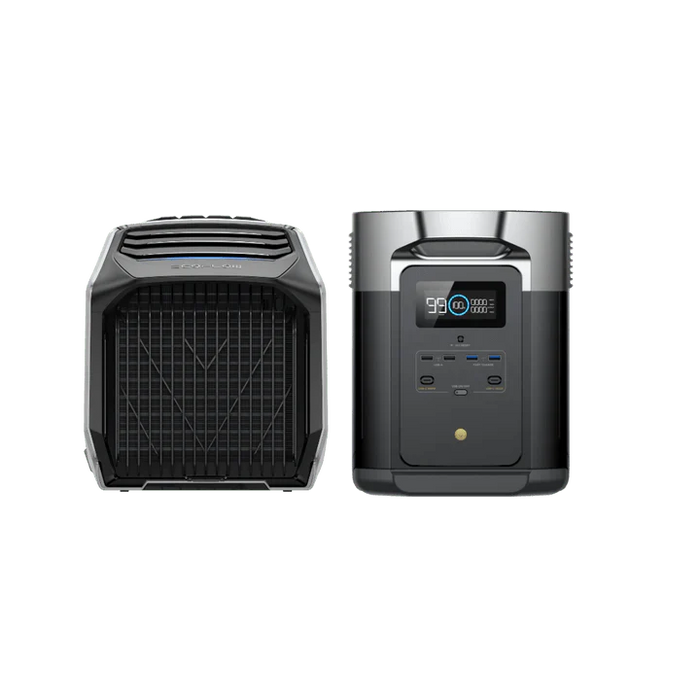 EcoFlow WAVE 2 Portable Air Conditioner + DELTA Max 2000 Portable Power Station