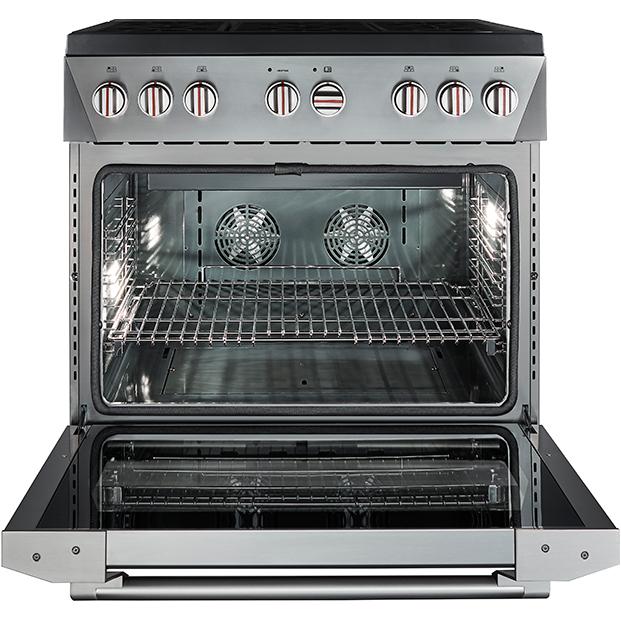 Forza 36-Inch 6.0 cu. ft. Stainless Steel Pro-Style Gas Range (FR366GN)