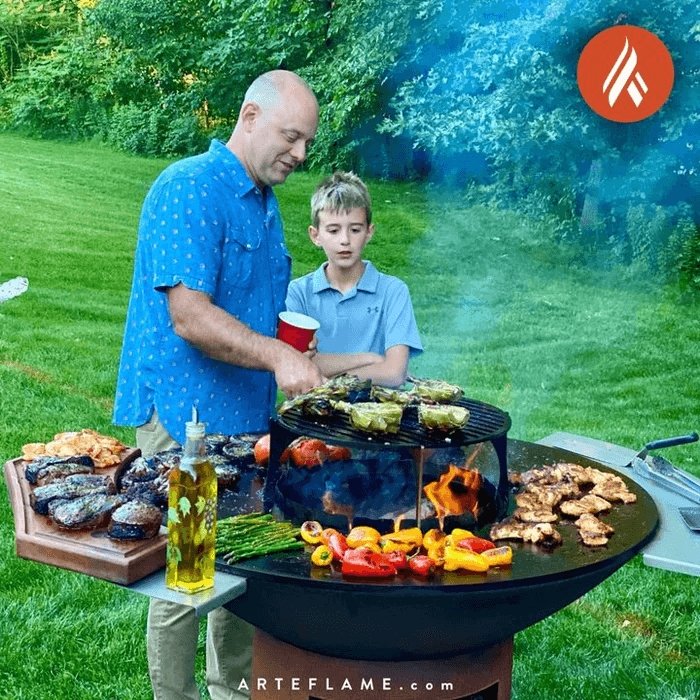 Grill Side Warming Table