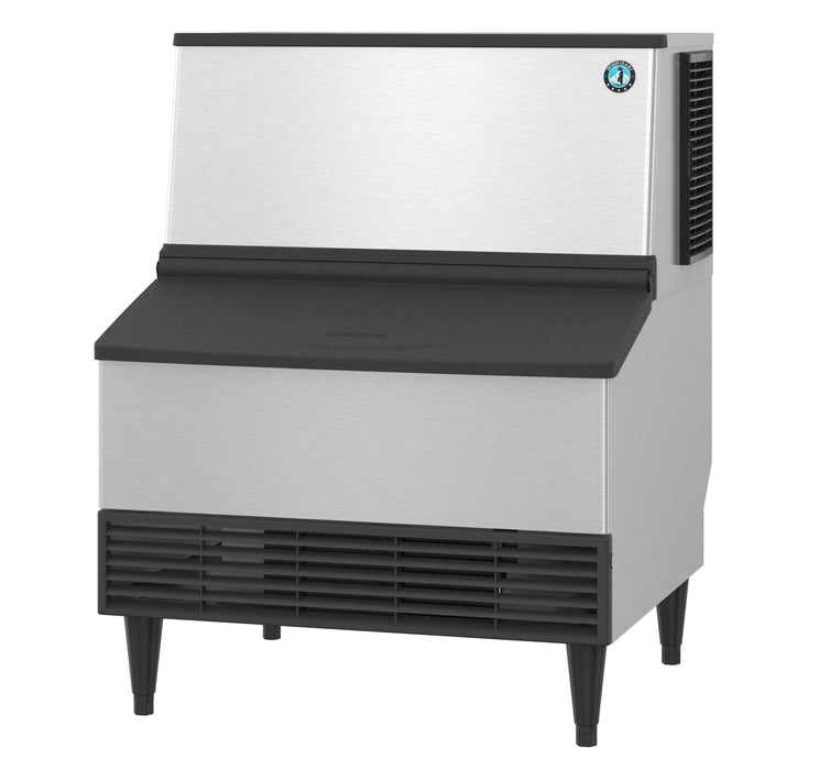 Hoshizaki KM-301BAJ, Crescent Cuber Icemaker, Air-cooled, Built in Storage Bin