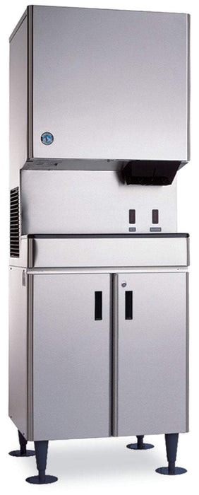 Hoshizaki DCM-500BAH-OS, Cubelet Icemaker, Air-cooled, Hands Free Dispenser, Built in Storage Bin