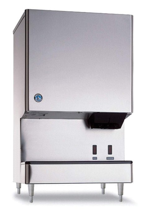 Hoshizaki DCM-500BWH-OS, Cubelet Icemaker, Water-cooled, Hands Free Dispenser, Built in Storage Bin