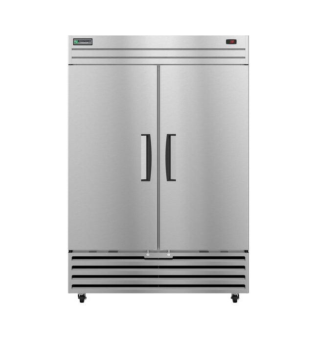 Hoshizaki EF2A-FS, Freezer, Two Section Upright, Full Stainless Doors with Lock