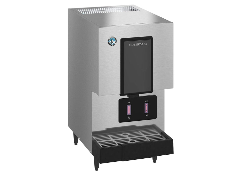 Hoshizaki DCM-271BAH-OS, Cubelet Icemaker, Air-cooled, Hands Free Dispenser, Built in Storage Bin