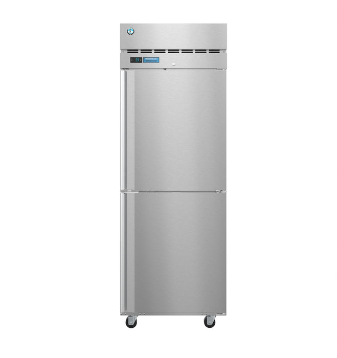 Hoshizaki PT1A-HS-HS, Refrigerator, Single Section Pass Thru Upright, Half Stainless Doors with Lock