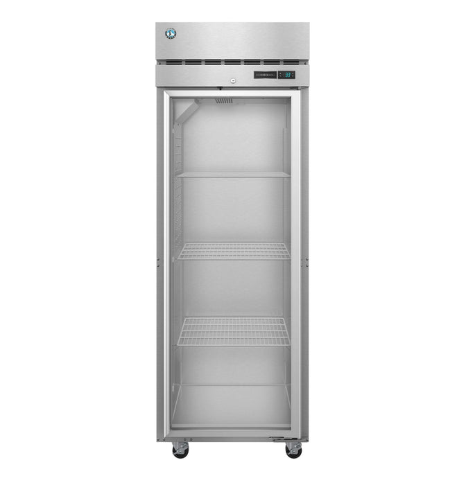 Hoshizaki F1A-FG, Freezer, Single Section Upright, Full Glass Door with Lock