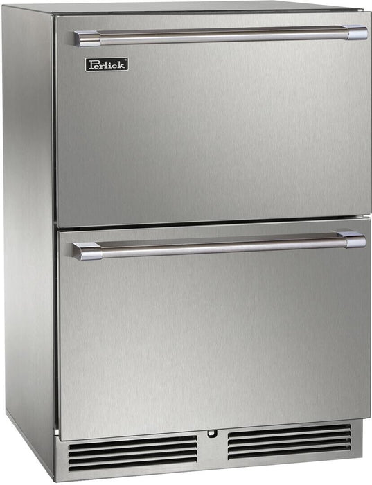 Perlick 24" Indoor Signature Series Refrigerator Drawers