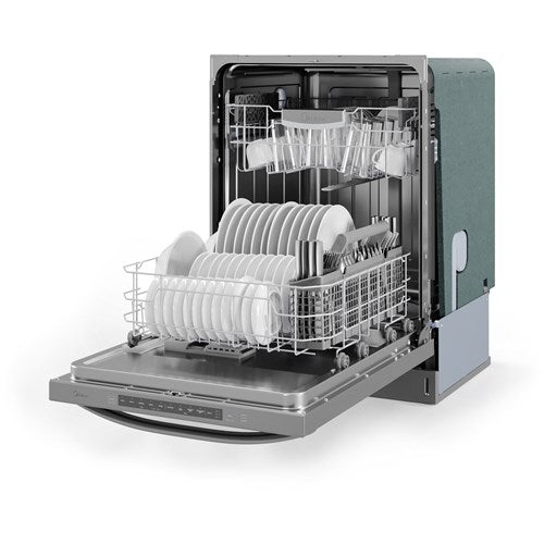 Midea 24" Top Ctrl Dishwasher, 49 dBA - Stainless - MDT24H2AST