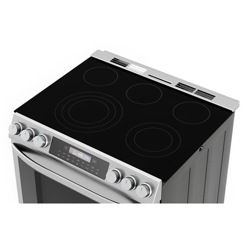 Midea 6.3 CF / 30" Electric Range, Convection, Wi-Fi - Stainless - MES30S4AST