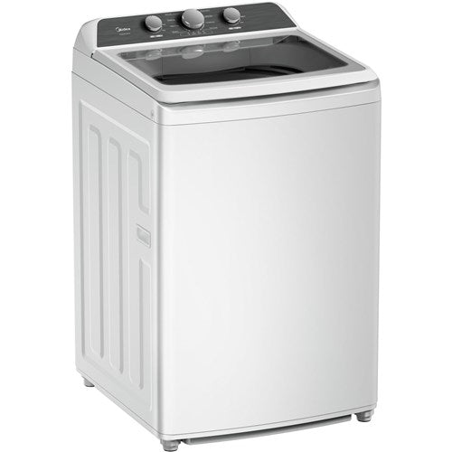 Midea 4.1 CF Top Load Washer, Agitator, Stainless Tub - White - MLTW41A1BWW