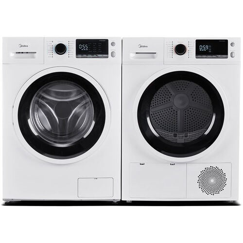 Midea 24" Front Load Washer, 2.5 cuft, Stainless Tub, Stackable - White - MLH25N7BWW