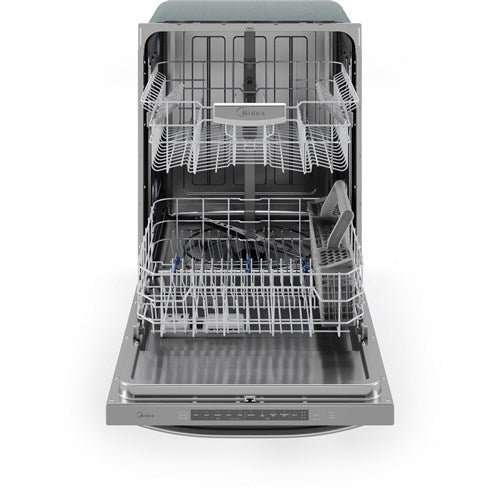 Midea 24" Top Ctrl Dishwasher, 49 dBA - Stainless - MDT24H2AST