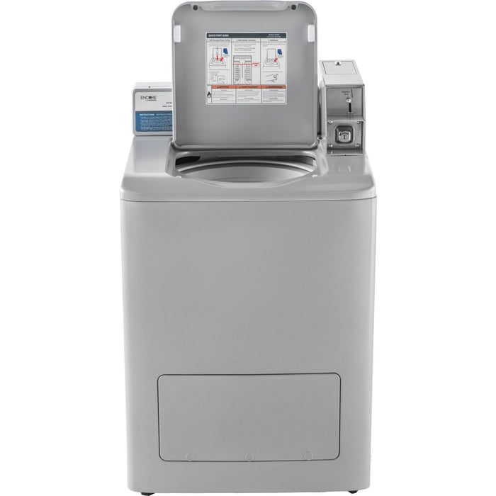 Crossover 2.9 CF Commercial Top Load Washer, 18lb Capacity, OPL/Coin/Card Rdy - Grey (WMTW4371MC2)